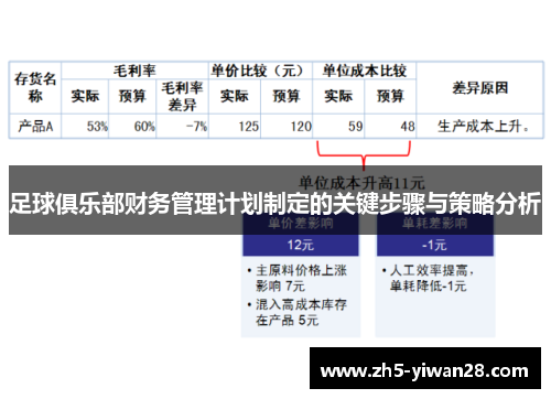 足球俱乐部财务管理计划制定的关键步骤与策略分析